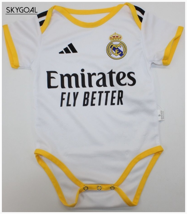 Real Madrid Domicile 2025/26 Body Bebé