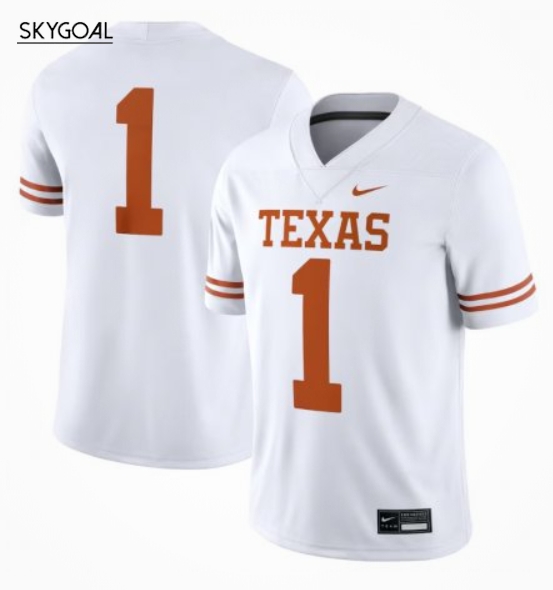 1 Texas Longhorns - White