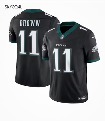 A.j. Brown Philadelphia Eagles Nike Alternate Vapor F.u.s.e. Limited Jersey - Black