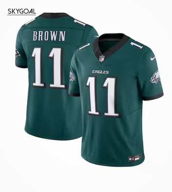 A.j. Brown Philadelphia Eagles Nike Vapor F.u.s.e. Limited Jersey - Midnight Green