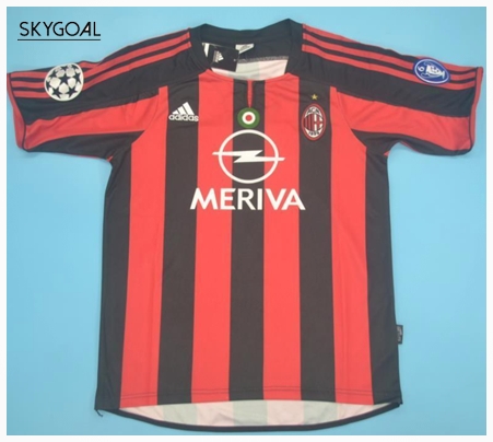 Ac Milan Domicile Ucl Pack 2003/04