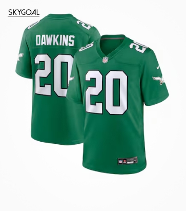 Brian Dawkins Philadelphia Eagles Nike Alternate Retired Game Jersey - Kelly Green
