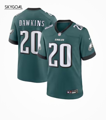 Brian Dawkins Philadelphia Eagles Nike Team Game Jersey - Midnight Green