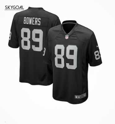 Brock Bowers Las Vegas Raiders Nike Player Game Jersey - Black