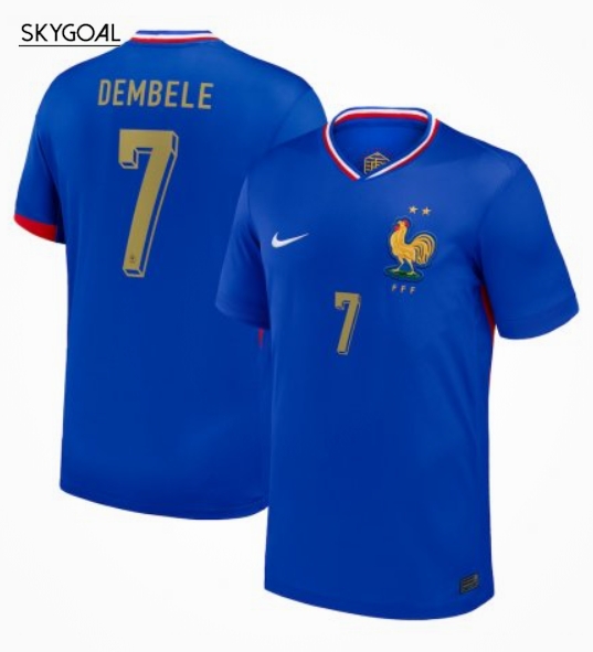 France Domicile 2024 - Dembélé Golden Print