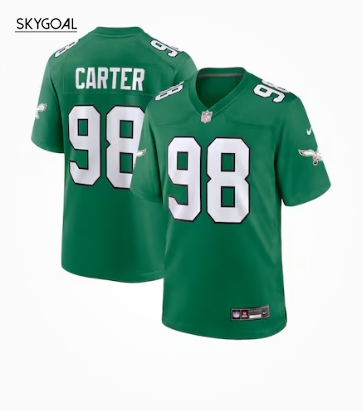 Jalen Carter Philadelphia Eagles Nike Alternate Game Jersey - Kelly Green