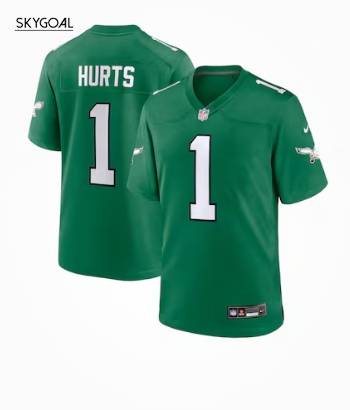 Jalen Hurts Philadelphia Eagles Nike Alternate Game Jersey - Kelly Green