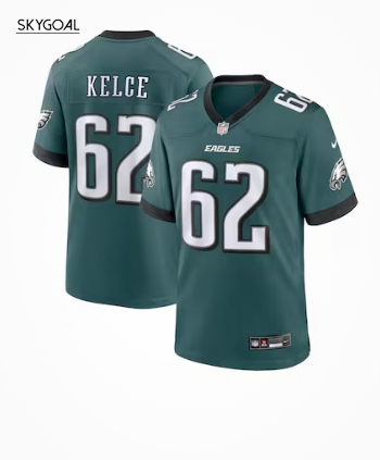 Jason Kelce Philadelphia Eagles Nike Team Game Jersey - Midnight Green