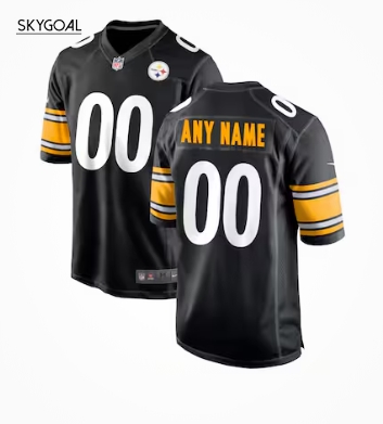 Pittsburgh Steelers Nike Custom Game Jersey - Black
