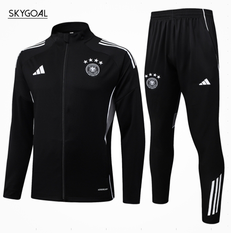 Survetement Allemagne 2025- Black Cremallera Larga