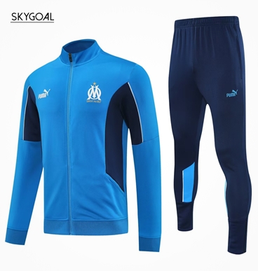 Survetement Olympique Marsella 2025/26-blue Cremallera Larga
