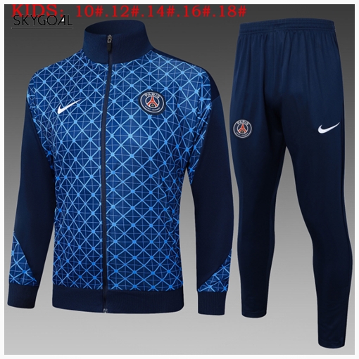 Survetement Psg 2025/26 Bule Ii Long Zipper - Enfants