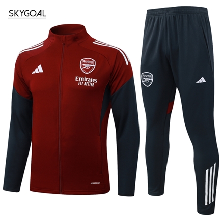 Survetement Arsenal 2025/26-long Zipper Dark Red
