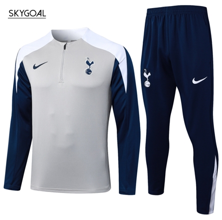 Survetement Tottenham Hotspur 2025/26- Gray Half Zipper