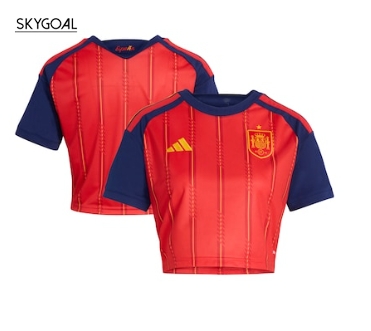 Espagne Domicile 2026 - Cropped Mujer