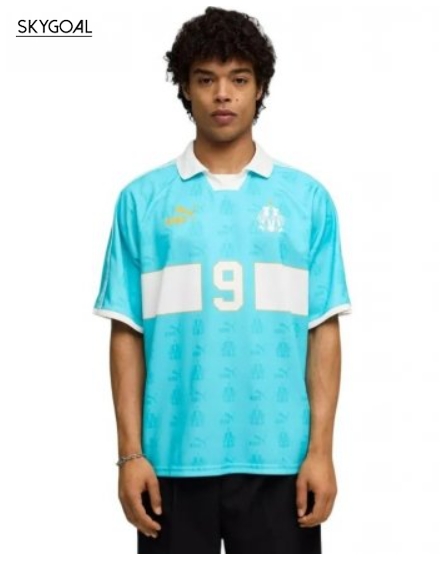 Olympique Marsella Maillot King Retro Azul 2026