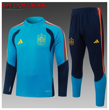 Survetement Espagne 2026 - Azul Half Zipper