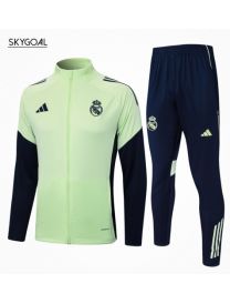 Survetement Real Madrid 2025/26-light Green Cremallera Larga