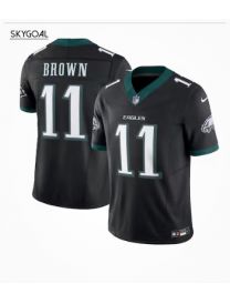 A.j. Brown Philadelphia Eagles Nike Alternate Vapor F.u.s.e. Limited Jersey - Black