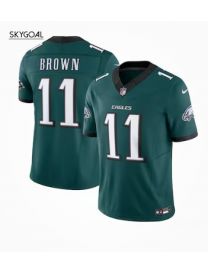 A.j. Brown Philadelphia Eagles Nike Vapor F.u.s.e. Limited Jersey - Midnight Green
