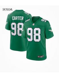Jalen Carter Philadelphia Eagles Nike Alternate Game Jersey - Kelly Green