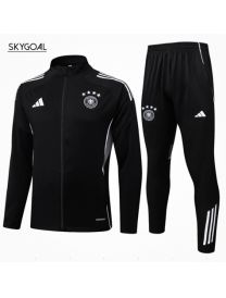 Survetement Allemagne 2025- Black Cremallera Larga