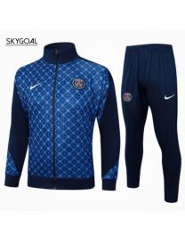Survetement Psg 2025/26 Blue Long Zipper