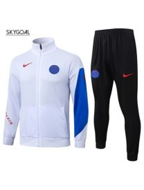 Survetement Psg 2025/26 White Long Zipper