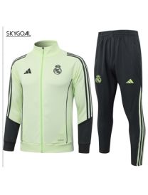 Survetement Real Madrid 2025/26-light Green Ii Cremallera Larga