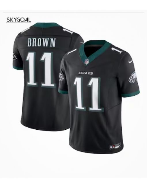 A.j. Brown Philadelphia Eagles Nike Alternate Vapor F.u.s.e. Limited Jersey - Black