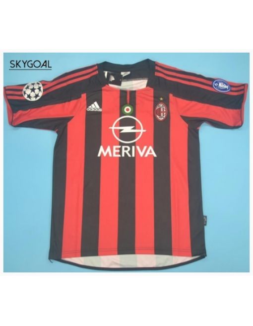 Ac Milan Domicile Ucl Pack 2003/04