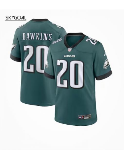 Brian Dawkins Philadelphia Eagles Nike Team Game Jersey - Midnight Green
