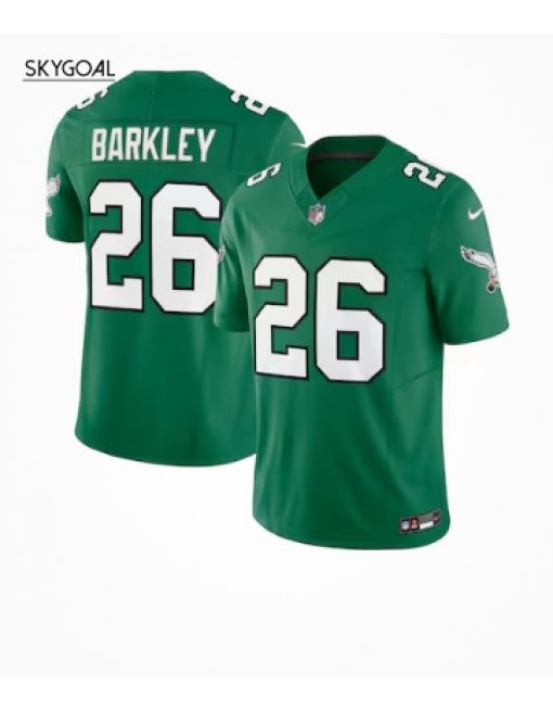 Saquon Barkley Philadelphia Eagles Nike Alternate Vapor F.u.s.e. Limited Jersey - Kelly Green