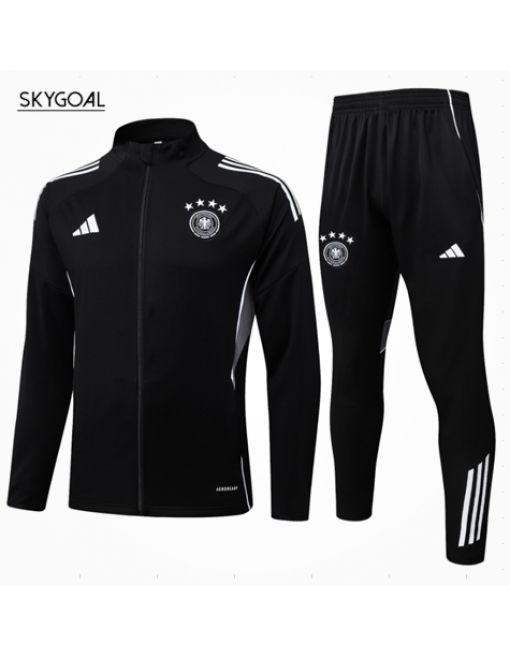Survetement Allemagne 2025- Black Cremallera Larga