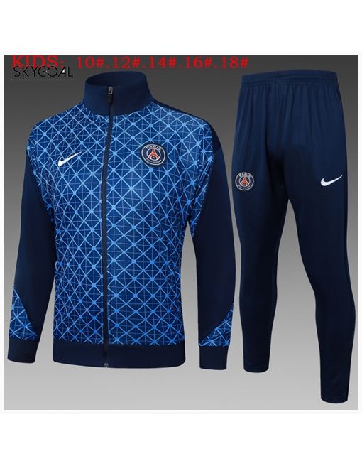 Survetement Psg 2025/26 Bule Ii Long Zipper - Enfants