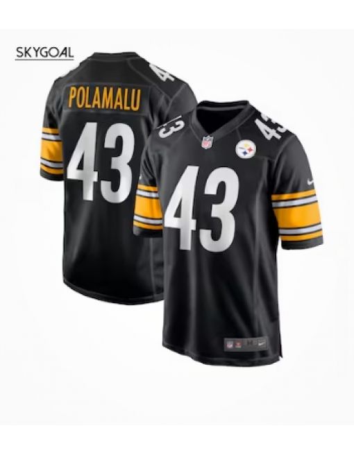 Troy Polamalu Pittsburgh Steelers Nike Jersey - Black