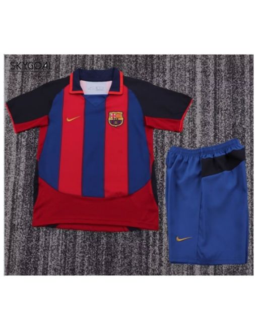 Fc Barcelona 1ª Equipacion 03/04 - Enfants