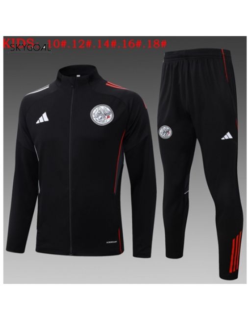 Survetement Ajax 2025/26 Black - Enfants