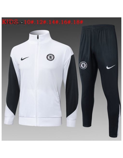 Survetement Chelsea 2025/26 White - Enfants