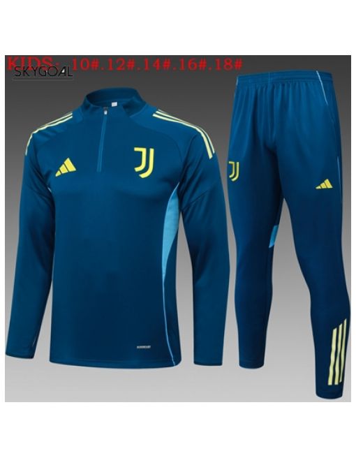 Survetement Juventus 2025/26 Bule-half-zip Version - Enfants