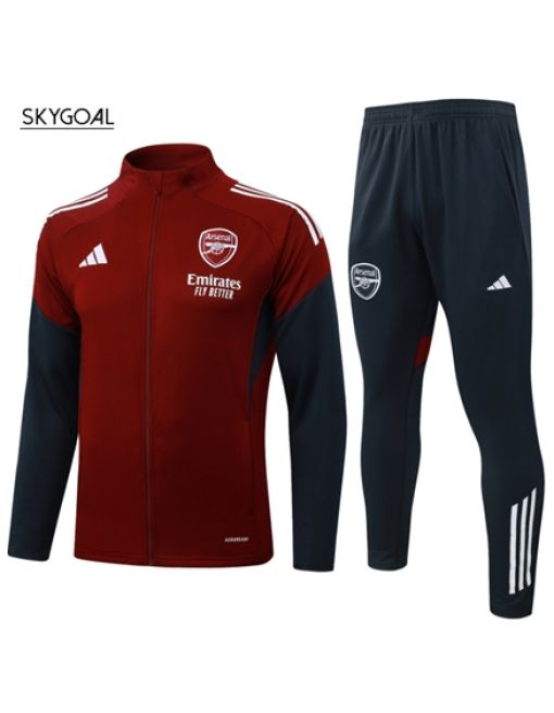 Survetement Arsenal 2025/26-long Zipper Dark Red