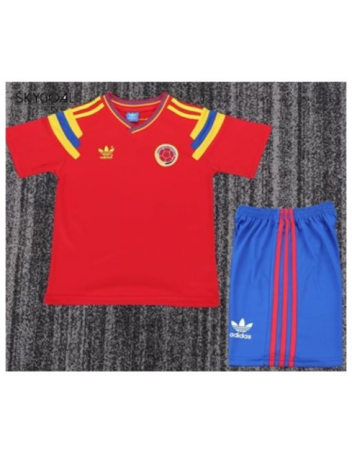 Colombia Equipación 1990 Red - Enfants