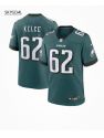 Jason Kelce Philadelphia Eagles Nike Team Game Jersey - Midnight Green