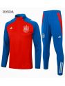 Survetement Espagne 2024 Rojo Long Zipper