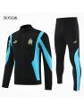 Survetement Olympique Marsella 2025/26-black Cremallera Larga