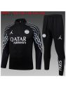 Survetement Psg 2025/26 Black Half Zipper - Enfants