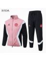 Survetement Psg 2025/26 Pink With Black Long Zipper