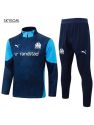 Survetement Olympique Marsella 2025/26- Azul Half Zipper