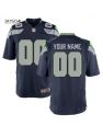 Customseattle Seahawks Nike Game Jersey - College Navy