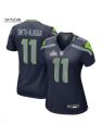 Jaxon Smith-njigba Seattle Seahawks Nike Super Bowl Lx Patch Game Jersey - College Navy-mujer